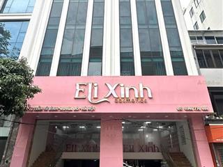Cho thuê nhà mặt phố trần thái tông mặt tiền 7m diện tích 100 x 9 tầng pccc đầy đủ điều hoà âm trân