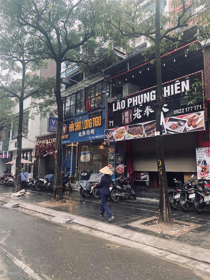 Cho thuê nhà mặt phố trần thái tông mặt tiền 7m diện tích 100 x 9 tầng pccc đầy đủ điều hoà âm trân