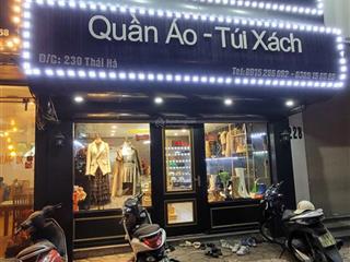 Cho thuê nhà mặt phố thái hà diện tích 100m2 x 3 tầng mặt tiền 7m, nhà đẹp nhận nhà ngay thang máy