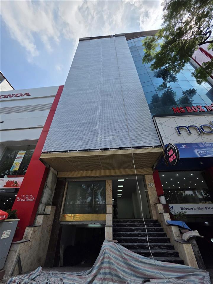 Cho thuê nhà mặt phố kim mã diện tích 90m2 x 6 tầng có hầm mặt tiền 8m thông sàn thang máy nhà đẹp
