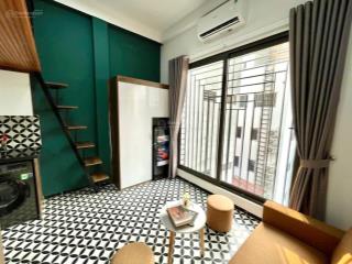 Bán tòa chdv thịnh quang ngõ thông 3 gác gần hv ngân hàng, sổ vuông 50m2*6t 10p kk, pccc