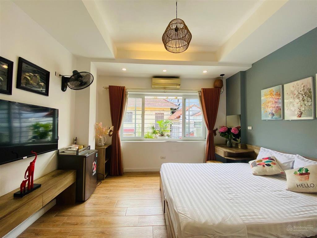 Bán toà chdv la thành ngõ nông sát phố gần đh mỹ thuật cn 60m2*6t 10pn, pccc, gpxd, pháp lý sạch