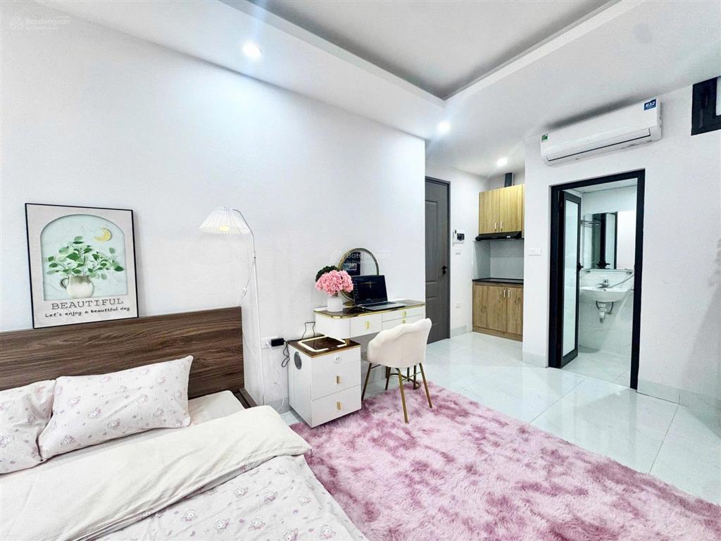 Bán tòa chdv trần đại nghĩa xây mới ngõ thông 3 gác gần neu 60m2*5t, tm, 12pn dt 720tr/năm, pccc