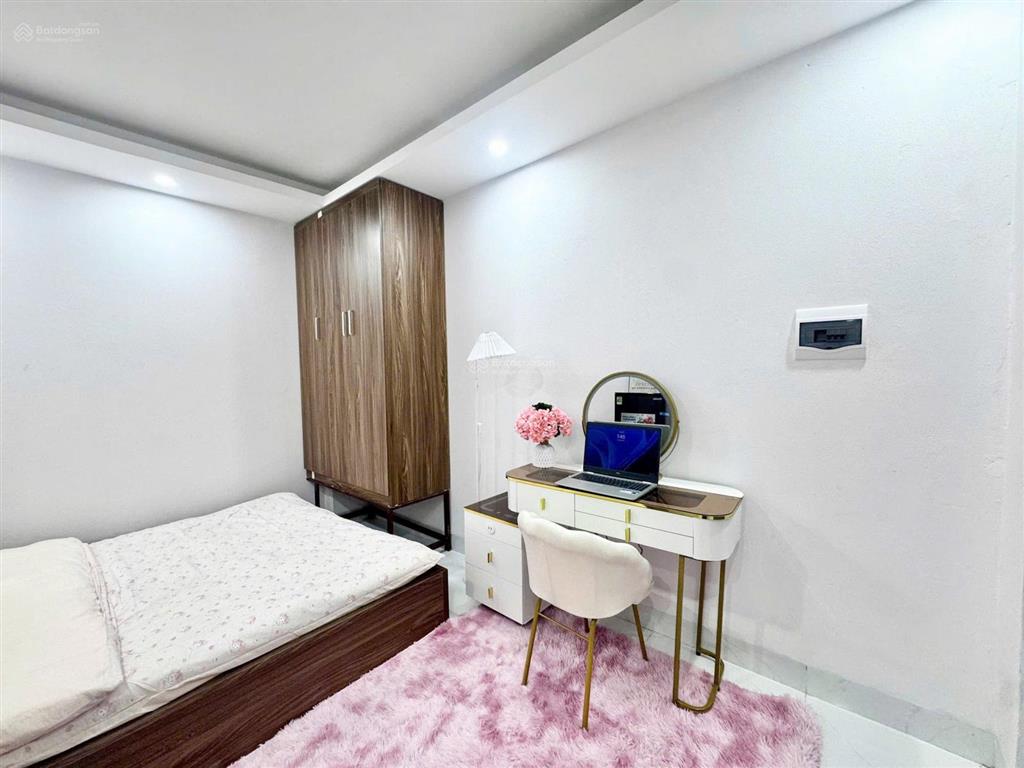 Bán tòa chdv trần đại nghĩa xây mới ngõ thông 3 gác gần neu 60m2*5t, tm, 12pn dt 720tr/năm, pccc