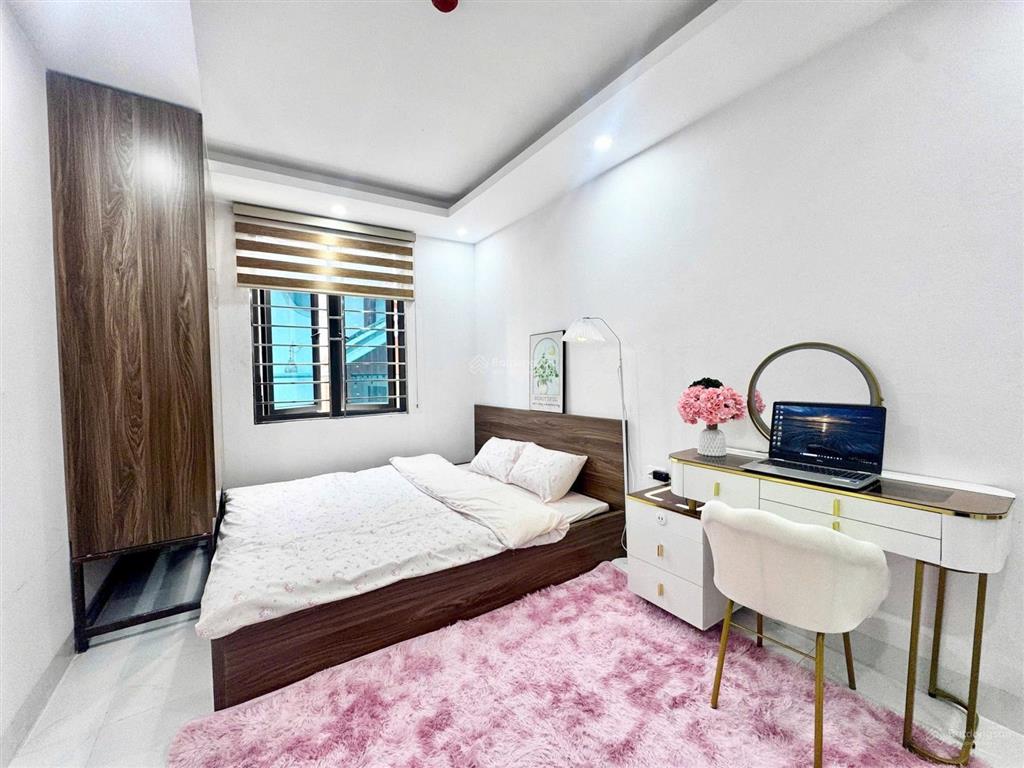 Bán tòa chdv trần đại nghĩa xây mới ngõ thông 3 gác gần neu 60m2*5t, tm, 12pn dt 720tr/năm, pccc