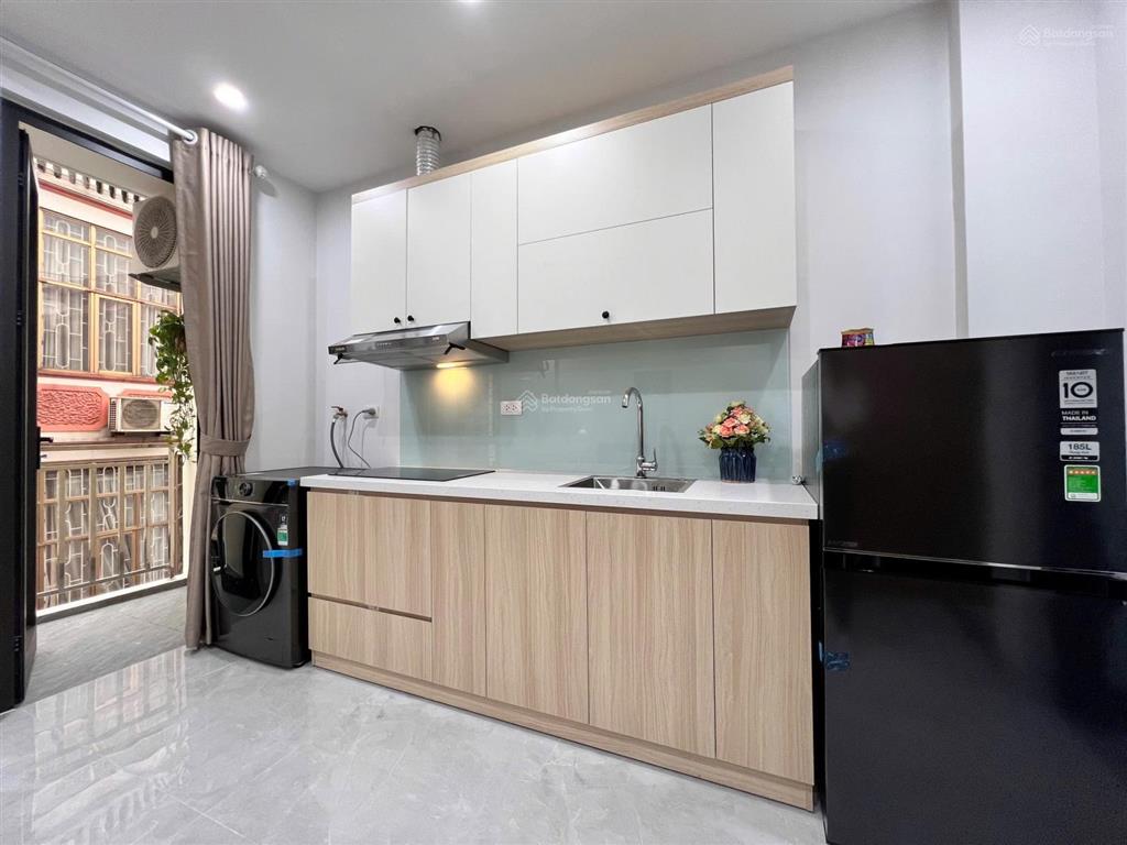 Bán tòa chdv thái thịnh thoáng trước sau 20m ra phố, ngõ thông kd gần đh công đoàn 50m2*6t 10p kk