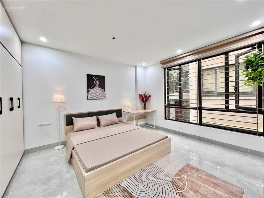 Bán tòa chdv thái thịnh thoáng trước sau 20m ra phố, ngõ thông kd gần đh công đoàn 50m2*6t 10p kk