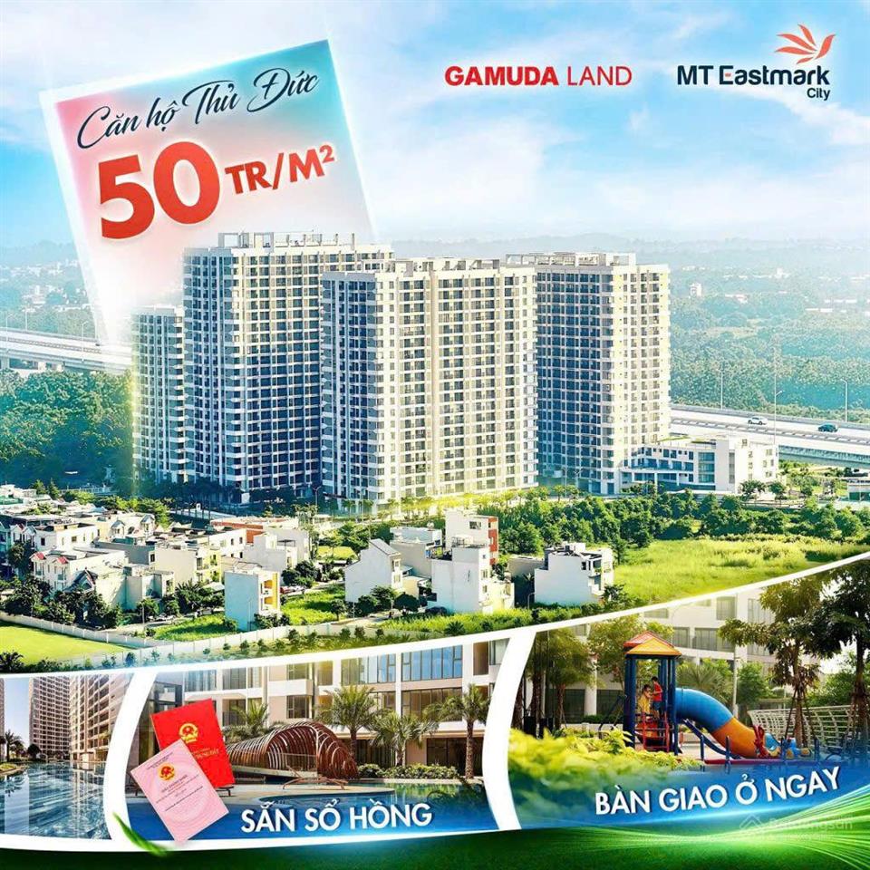 Căn 2pn mt eastmark diện tích 65m2 giá chỉ 3tỷ1  thanh toán 650tr nhận nhà ở ngay  đã có sổ hồng