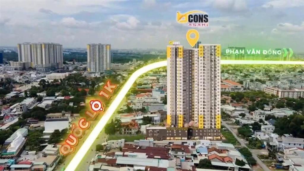 Bán căn hộ 2pn 52,8m bcons asahi ký trực tiếp cđt chỉ 2,54 tỷ ngân hàng hỗ trợ 80%