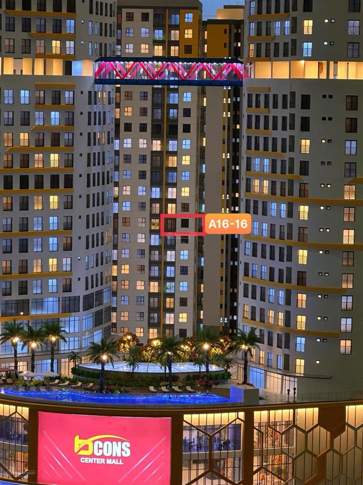 Rả gấp căn góc a1616  bcons center city  58,36m2, view thoáng đẹp, giá đợt 1