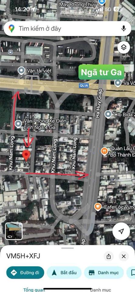 Giảm 500k. cho thuê nhà làm chdv, văn phòng, hẻm 247/ hà huy giáp, kdc nam long cầu vượt ngã tư ga