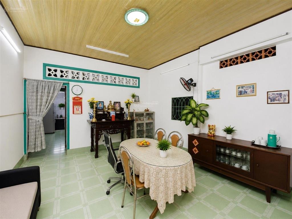 Bán nhà cấp 4, 168,4m2. nở hậu 15,5m. chỉ 10tỷ5. hẻm 1/ đs30 lê đức thọ, p6, gò vấp.gần chợ an nhơn