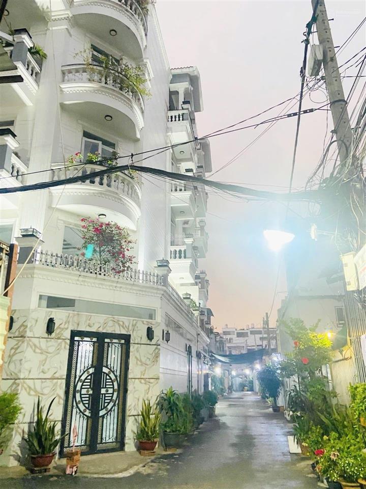 Chỉ hơn 6 tỷ. nhà mới 2 tầng. 59m2. nở hậu. hxh 5m thông lê đức thọ, phường an hội đông, gò vấp.