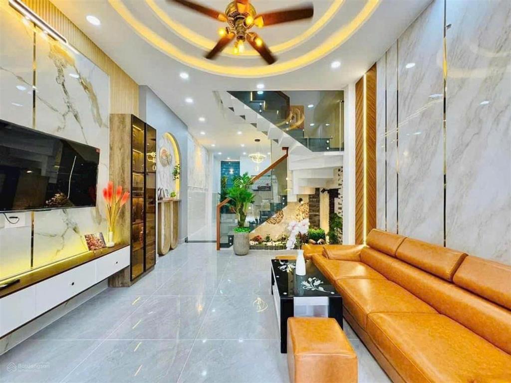 [gò vấp] nhà 3 tầng, gần 60m2, hẻm xe hơi, full nội thất ngay phạm văn chiêu. chỉ 7.x tỷ