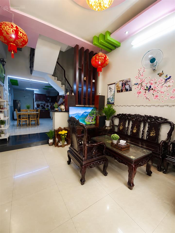 Bán nhà 4 tầng, 4x17, hẻm 5m, kế emart phan huy ích, gò vấp. chỉ 7,25 tỷ