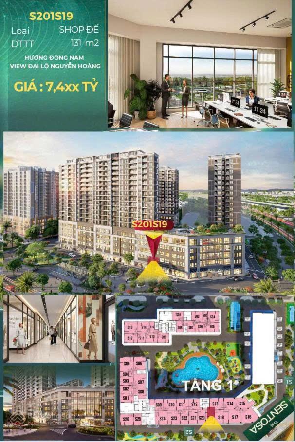 Shop khối đế the sentosa  mỏ vàng kinh doanh giữa lòng vinhomes star city thanh hóa
