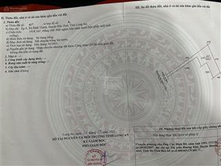 Chính chủ bán đất giá rẻ cho ai có nhu cầu đầu tư tại long an chỉ 450tr