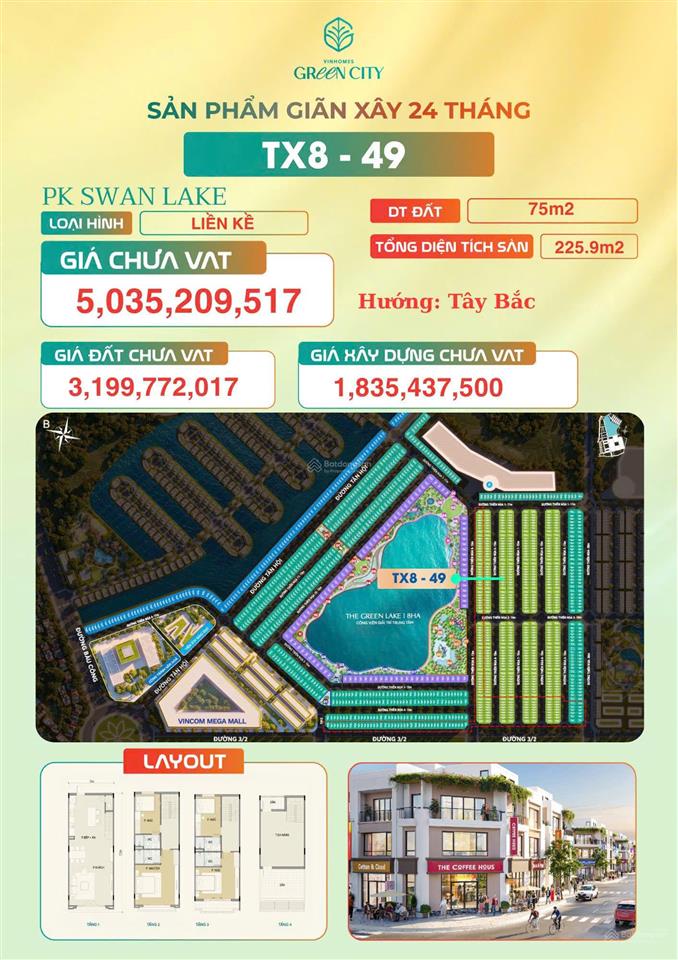 Siêu hiếm! duy nhất 1 căn thiên nga 8 kề ubnd tây ninh mới, ôm trọn hồ 8ha. chốt ngay