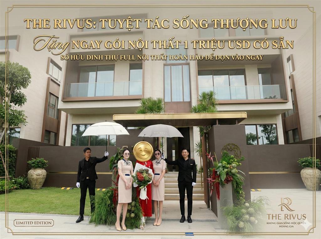 Tôi nắm chính chủ căn dinh thự the rivus mã căn c42 rẻ hơn cđt 1.5 triệu đô