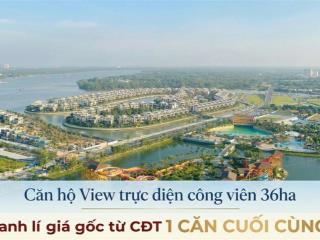 Hàng thanh lý cđt  căn 1pn+ view trực diện công viên cuối cùng, tặng gói nội thất 60 triệu