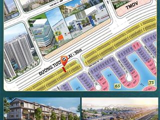 Nhượng lại suất mua gđ1 gấp mặt tiền đại lộ vin cần giờ vỉa hè 7m, trực diện chung cư, vốn 4,9 tỷ!
