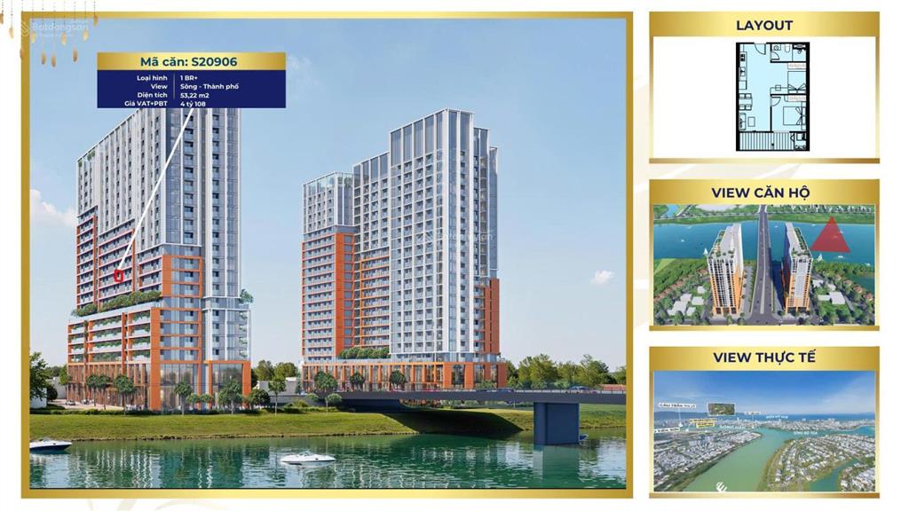 Chính chủ cần bán căn hộ 1pn+ spana view sông+pháo hoa đà nẵng,giá rẻ,ký hđmb ngay,tiện ích đầy đủ