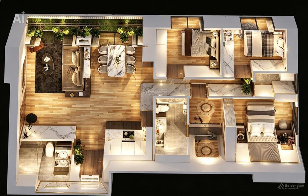 Chính chủ gửi bán gấp căn 3pn 2vs  112m2 giá 9 tỷ full nội thất. ký trực tiếp cđt thăng long