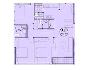 Bán suất nhân viên căn 3pn an bình homeland 76m², giá chỉ 76 triệu/m² hướng đông nam