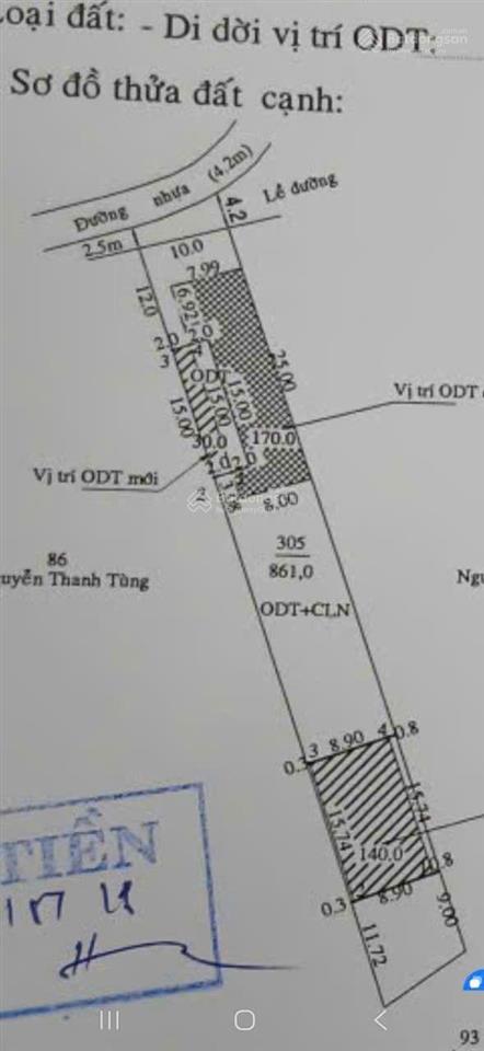 Kẹt tiền cần bán gấp lô đất phường chánh mỹ (cũ)