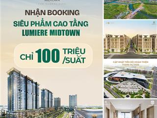 Cđt masterise homes mở bán căn hộ cao cấp q2 giá dk 150tr/m2 booking ngay ck 100tr  0902 520 ***