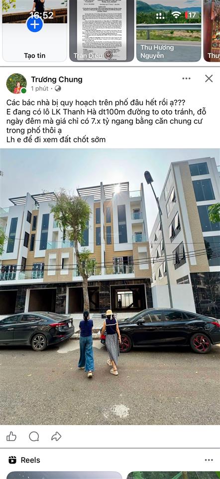 Bán lỗ đất lk b1.4 100m kdt thanh hà, không lỗi. giá 8,x tỷ 0836 588 ***