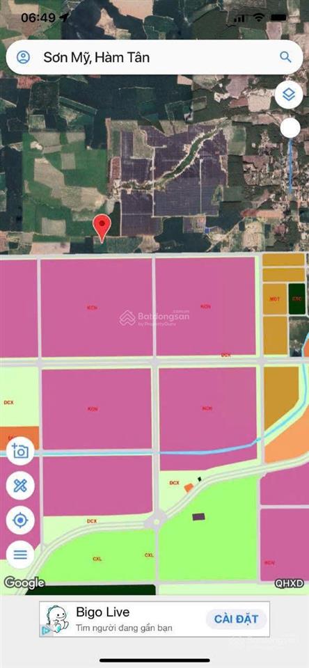 Bán 1,07ha đất sát kcn becamex sơn mỹ 2, giá chỉ 2,7 tỷ, cơ hội đầu tư x10 trong tương lai