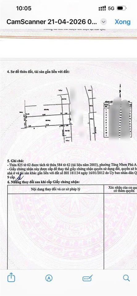 Bán đất đẹp tăng nhơn phú a, tp thủ đức 77,1m² sổ riêng gần chợ tnpa, kcn cao q9, làng đại học