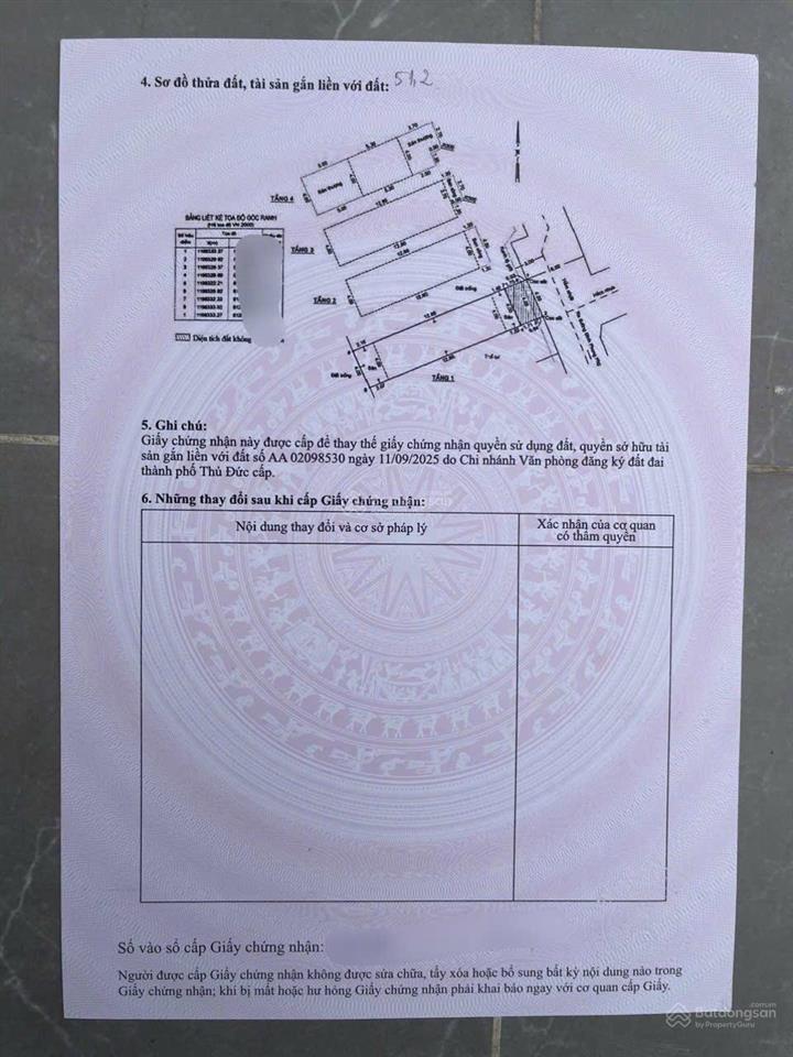 Chính chủ bán nhà 4 tầng hẻm xe hơi đình phong phú, quận 9 cũ  4pn, 184m² chỉ 8,6 tỷ  vào ở ngay!