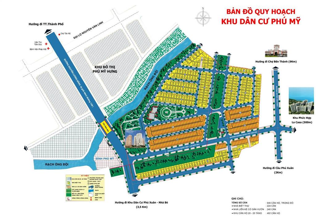 Nhà đẹp cho thuê kdc phú mỹ vạn phát hưng quận 7. diện tích sử dụng 450m2  giá thuê 45 triệu/tháng