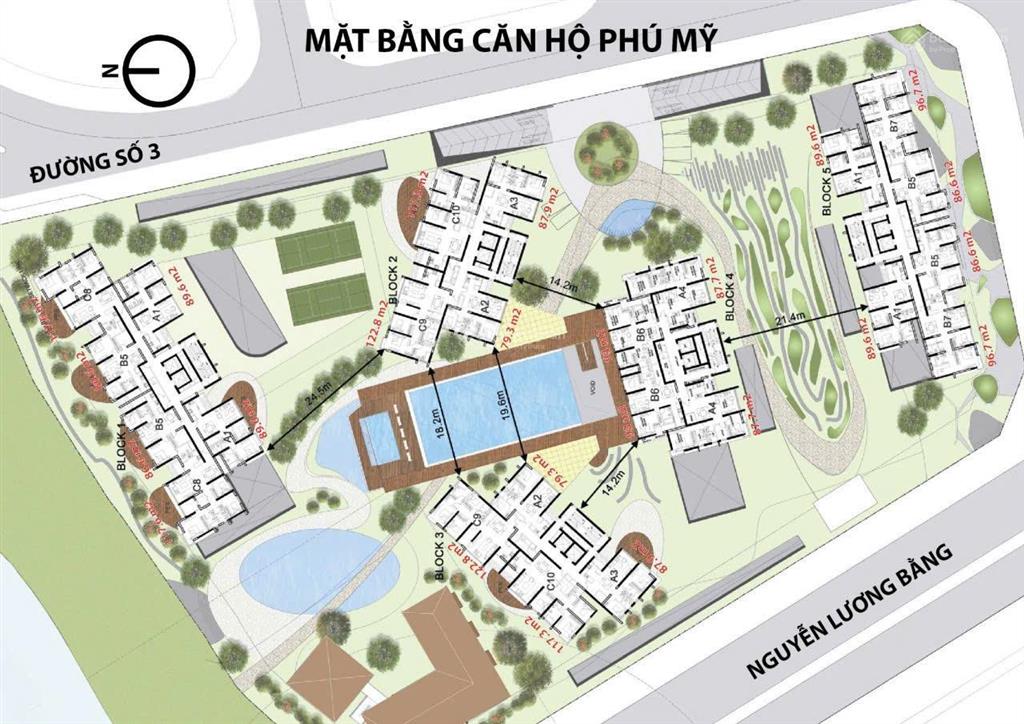 Cần bán căn hộ phú mỹ quận 7, tầng cao view đẹp, 3pn diện tích 117m2 giá bán 6,7 tỷ.  0986 766 ***