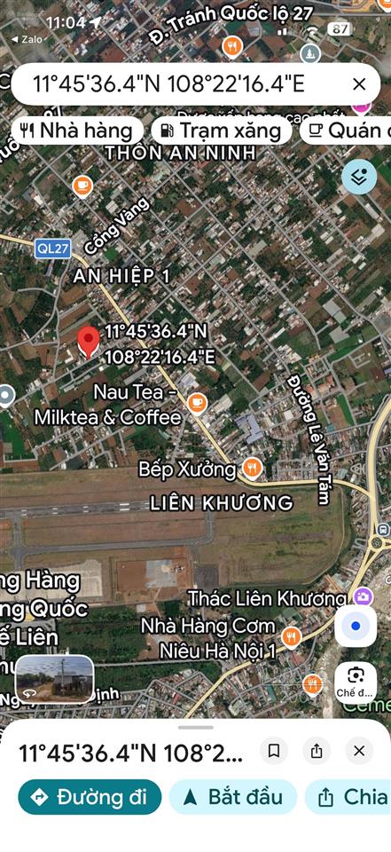 Cực hiếm! 100m² đất trung tâm liên hiệp ngay gần sân bay, giá chỉ 1,25 tỷ