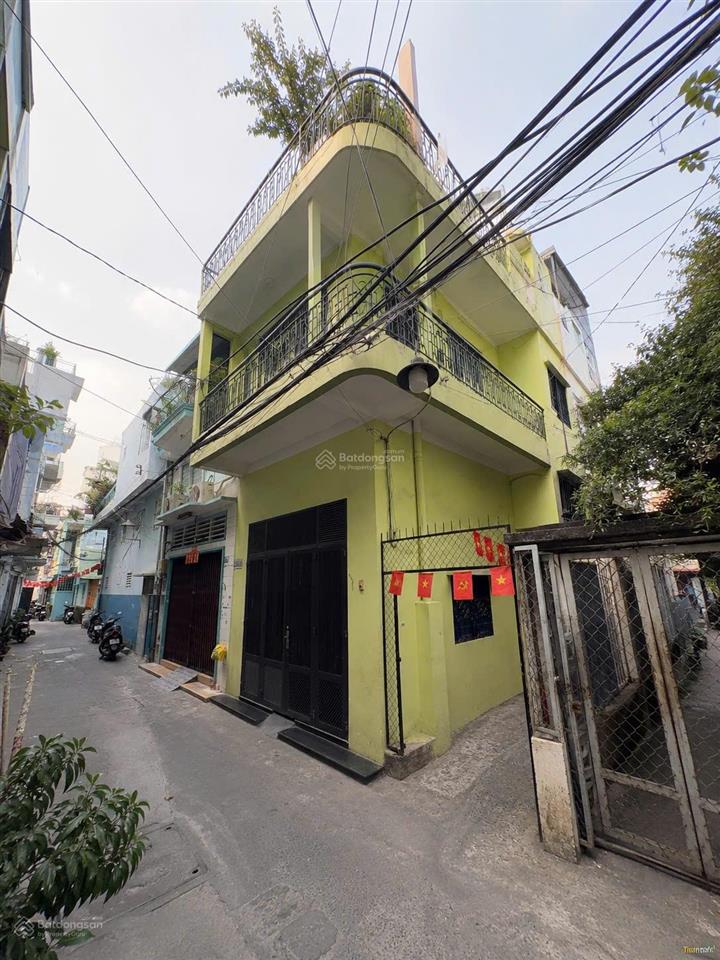 Nhà hẻm 4.5m cách mặt tiền 1 căn, cách nguyễn tri phương 50m, 4m x 8m (32.5m2) nhà 4 tầng, 6.9 tỷ
