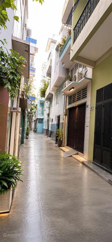 Nhà hẻm 4.5m cách mặt tiền 1 căn, cách nguyễn tri phương 50m, 4m x 8m (32.5m2) nhà 4 tầng, 6.9 tỷ