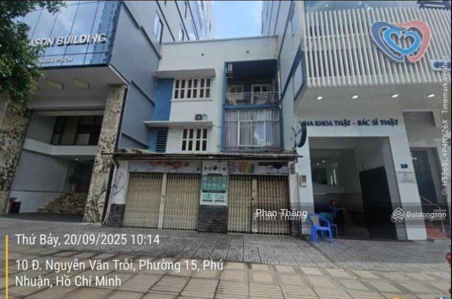 Bán nhà mặt tiền 12 nguyễn văn trỗi  quận phú nhuận, dt 7,5m x 13m (93,2m)  3 tầng  giá 59 tỷ
