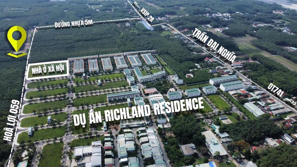Bán đất dân tọa lạc phường hòa lợi, giá chỉ 2,2 triệu/m2, 15632m2