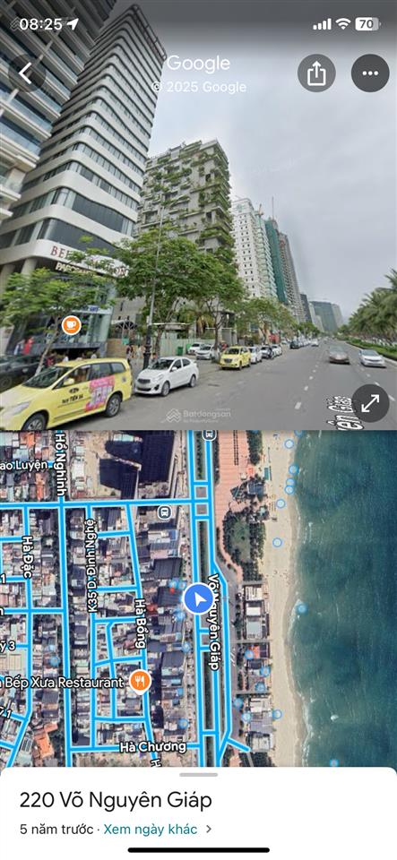 Bán khách sạn mặt tiền võ nguyên giáp đối diện dãy nhà hàng mỹ hạnh