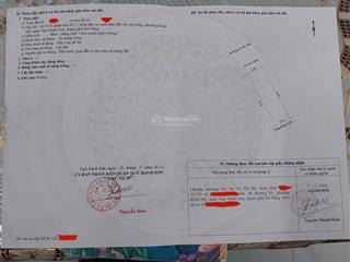 Bán cặp đất mặt tiền đường 7m5 lê văn tâm khu biển sơn thuỷ