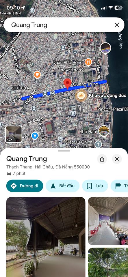 Bán nhà 3 tầng mặt tiền đường quang trung ngang 10m