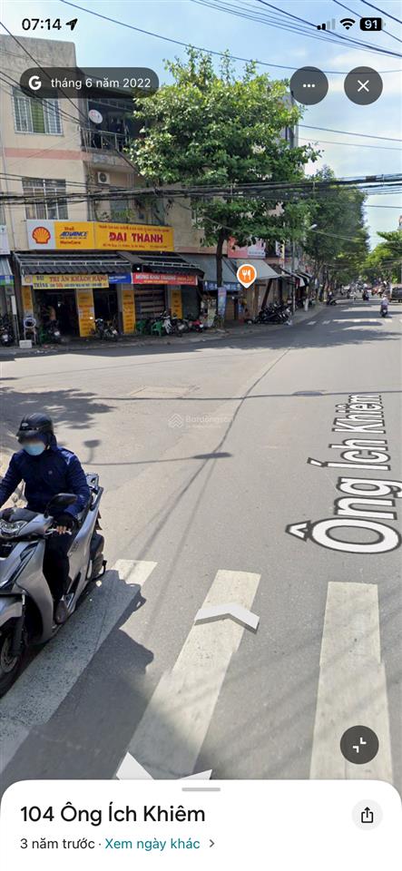 Bán đất kiệt ô tô ông ích khiêm giá đầu tư chỉ 5x triệu/m2