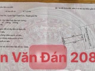 Bán đất mặt tiền đường 11m5 trần văn đán