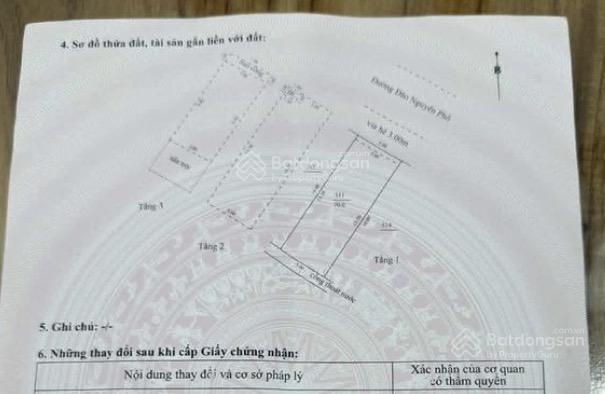 Bán nhà 3 tầng mặt tiền đào nguyên phổ