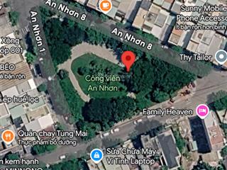 Chủ ngộp bank bán gấp lô đất mặt tiền đường an nhơn 3 đối diện công viên