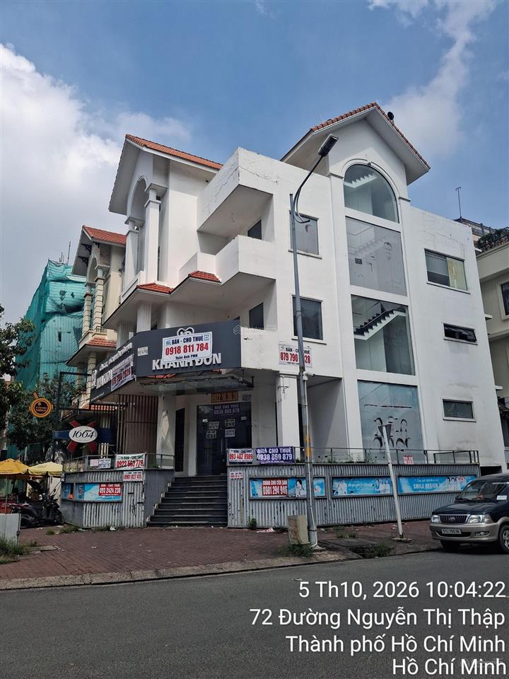 Cho thuê tòa văn phòng căn góc 2 mặt tiền tại kđt him lam, giá 190tr/th bao thuế