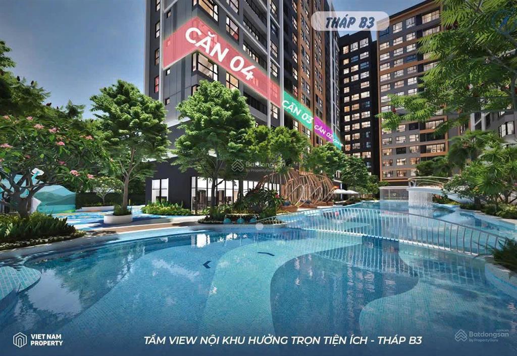 2pn 86m2 hướng đông nam siêu mát, view hồ bơi chuẩn resort tại gladia heights khang điền keppel